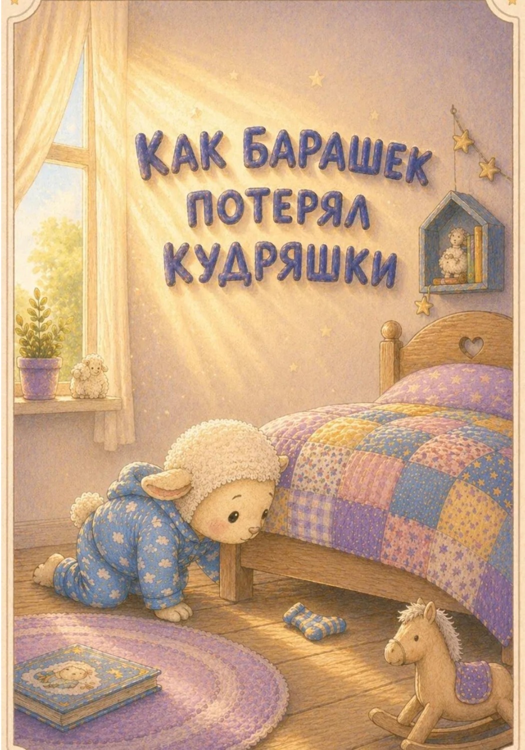 Обложка книги «Как Барашек потерял кудряшки»