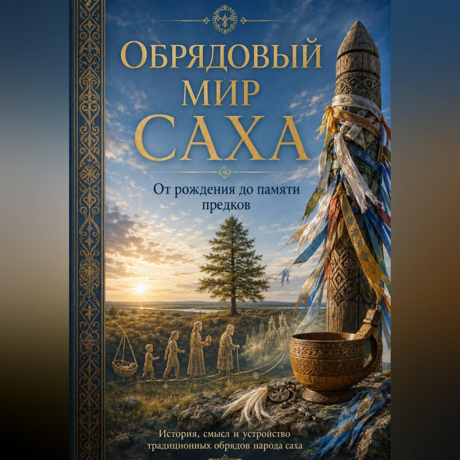 Обложка книги «ОБРЯДОВЫЙ МИР САХА. От рождения до памяти предков»