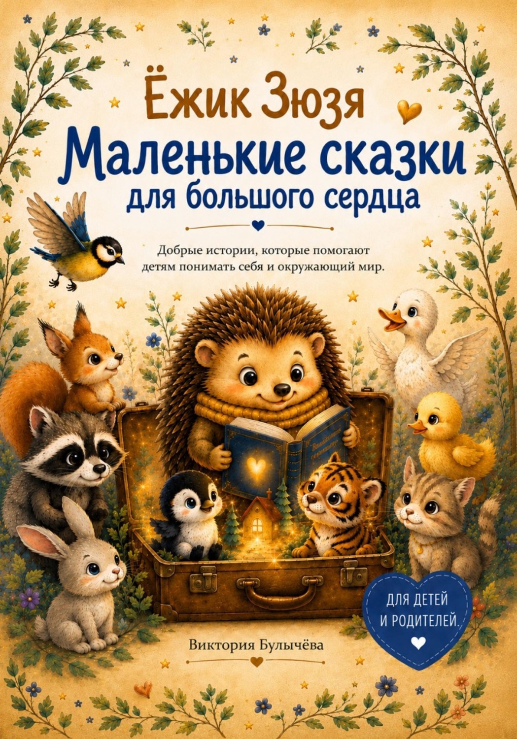Обложка книги «Ёжик Зюзя. Маленькие сказки для большого сердца»