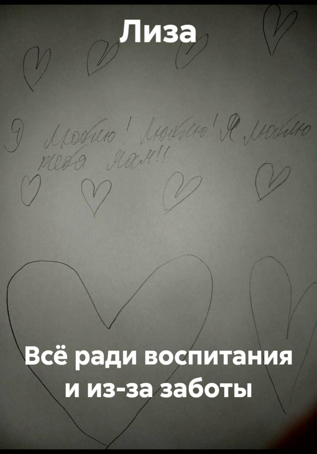 Обложка книги «Всё ради воспитания и из-за заботы»