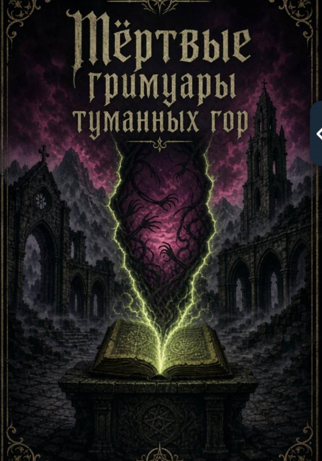 Обложка книги «Мертвые гримуары туманных гор»