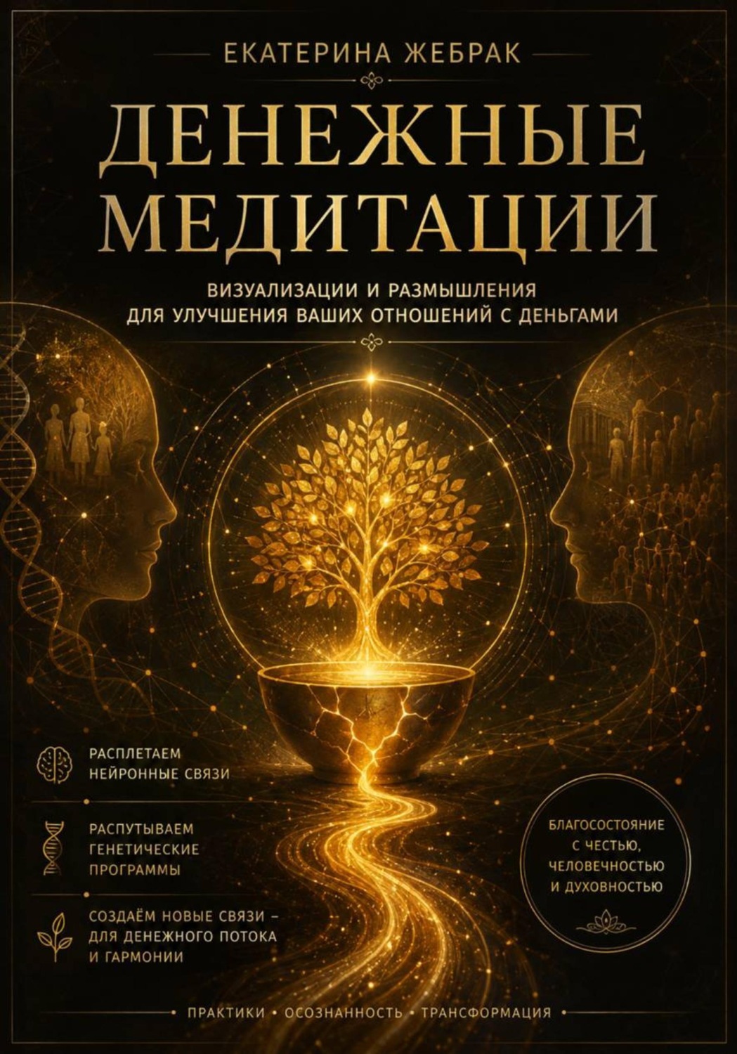 Обложка книги «Денежные медитации. Визуализации и размышления для улучшения ваших отношений с деньгами»
