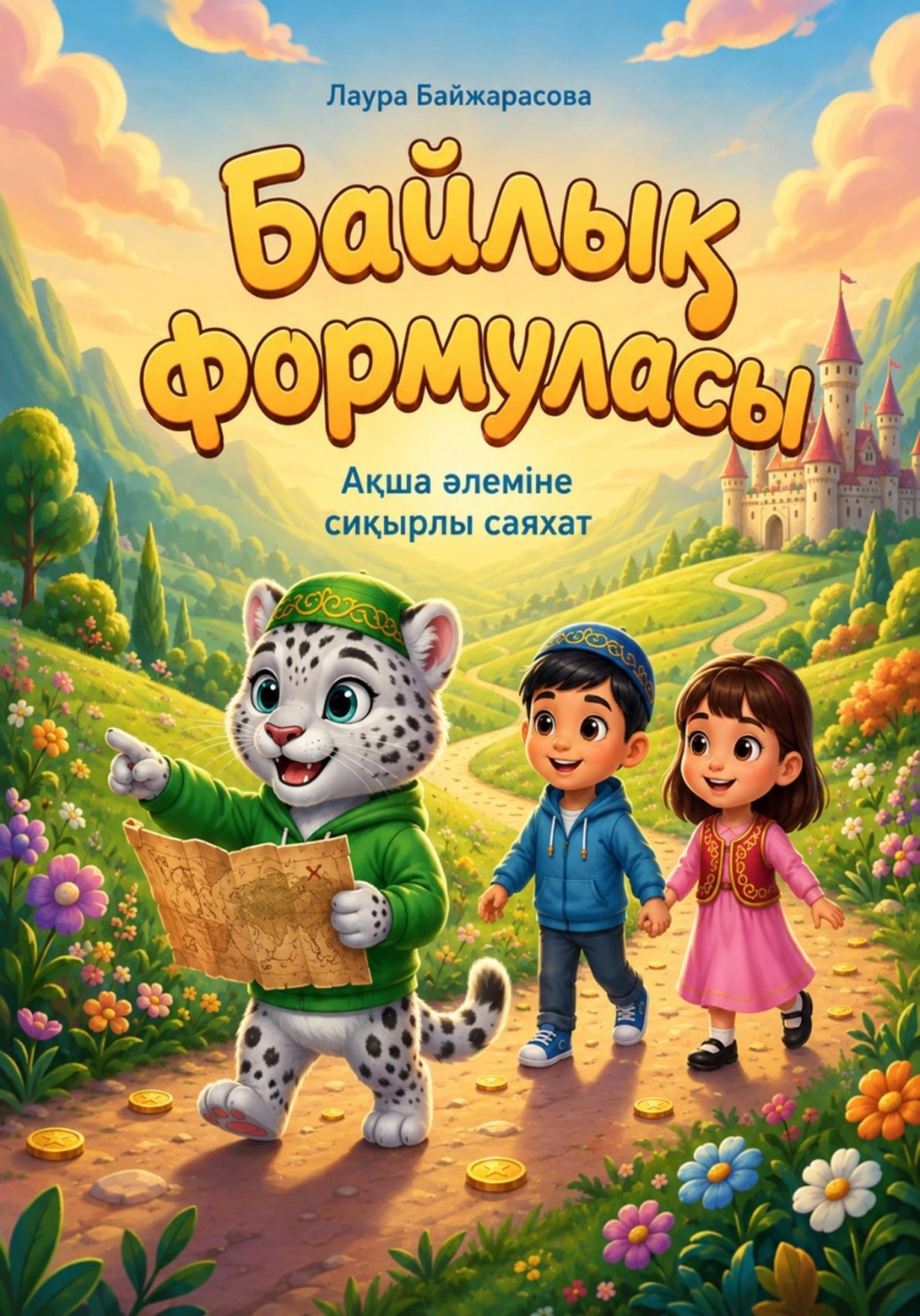 Обложка книги «Байлық формуласы: Ақша әлеміне сиқырлы саяхат» — Лаура Байжарасова