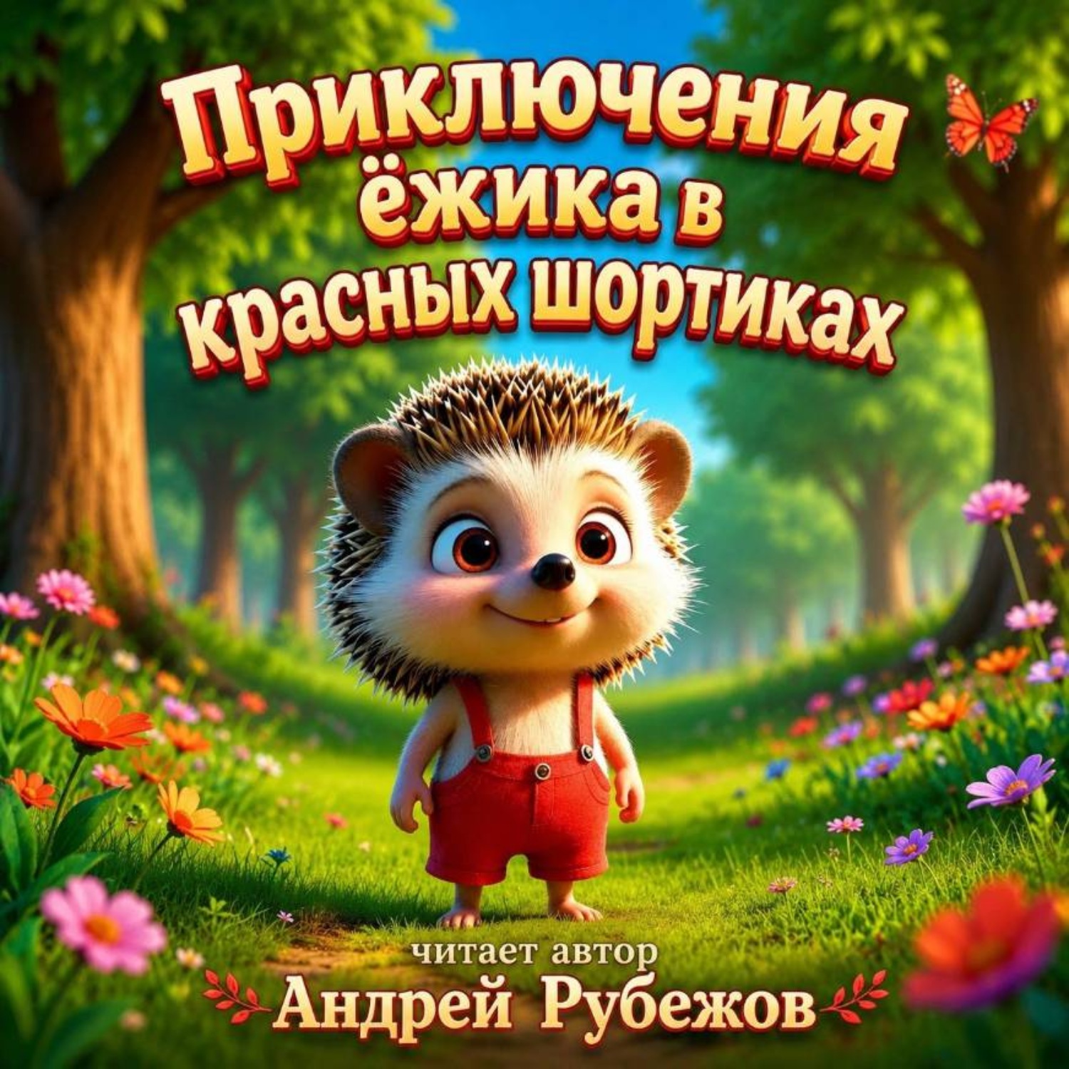 Обложка книги «Приключения Ёжика в красных шортиках. Сборник аудиосказок. Часть 1»