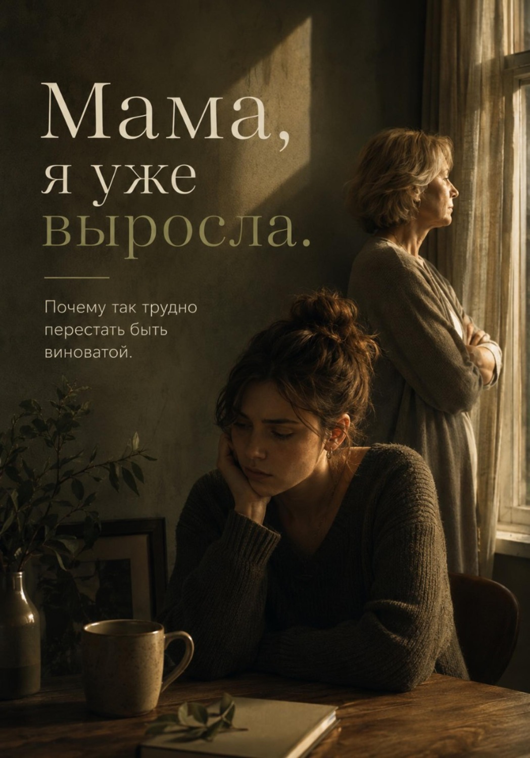 Обложка книги «Мама, я уже выросла. Почему так трудно перестать быть виноватой»
