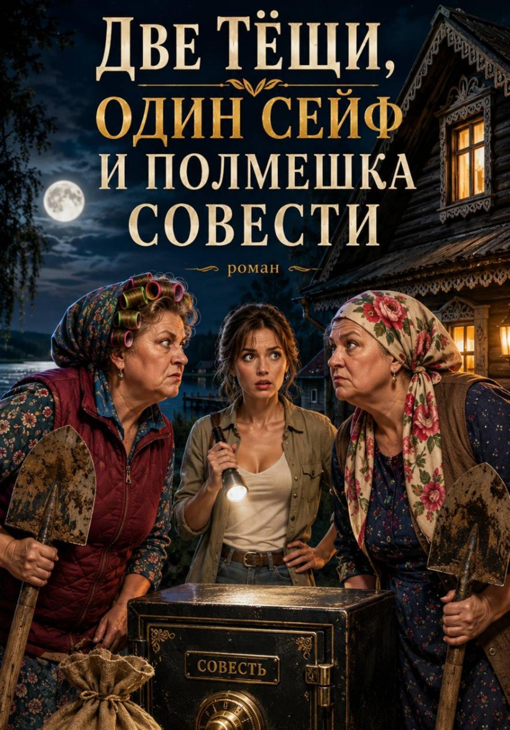 Обложка книги «Две тещи один сейф и полмешка совести»