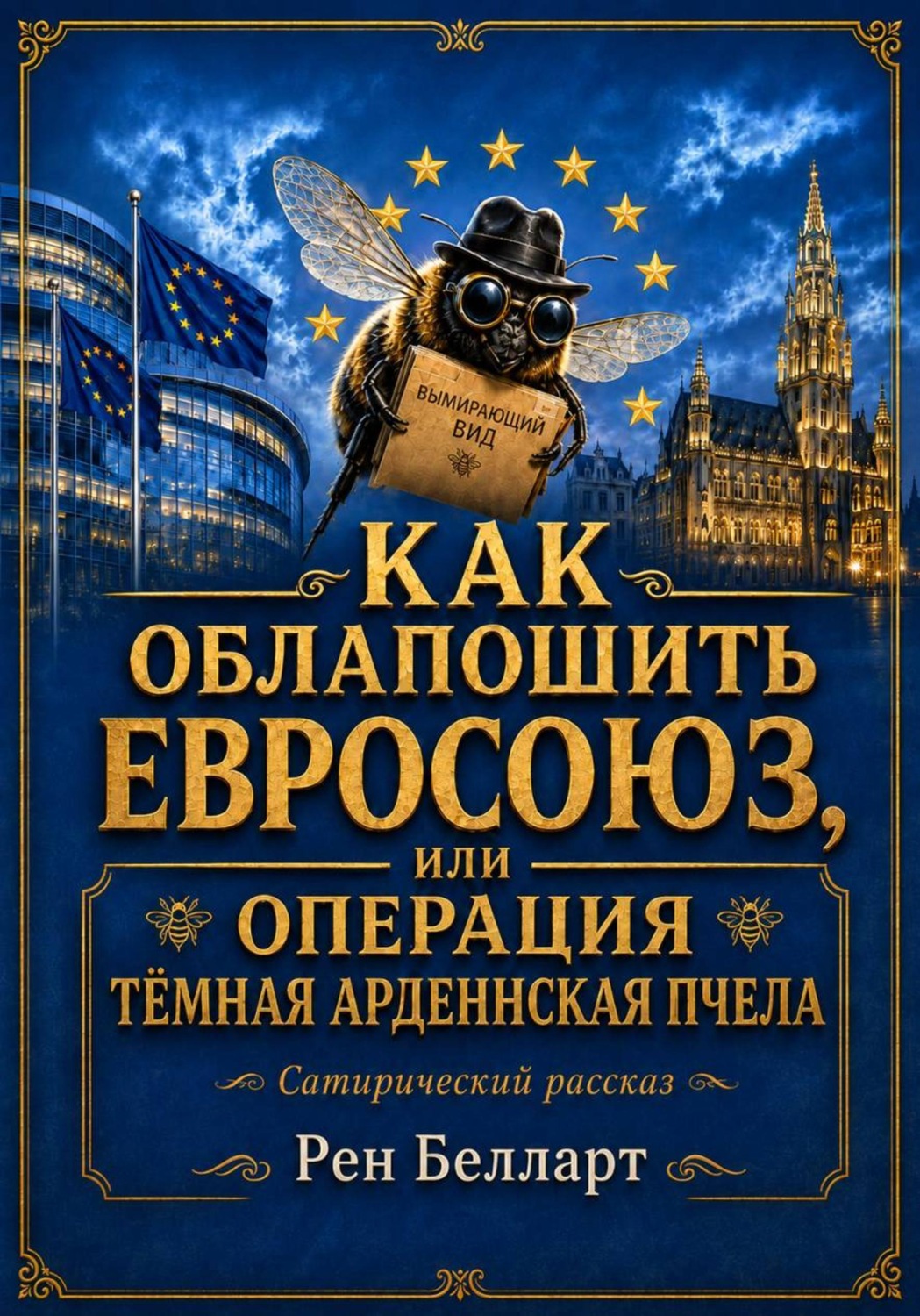 Обложка книги «Как облапошить Евросоюз, или Операция Тёмная арденнская пчела»