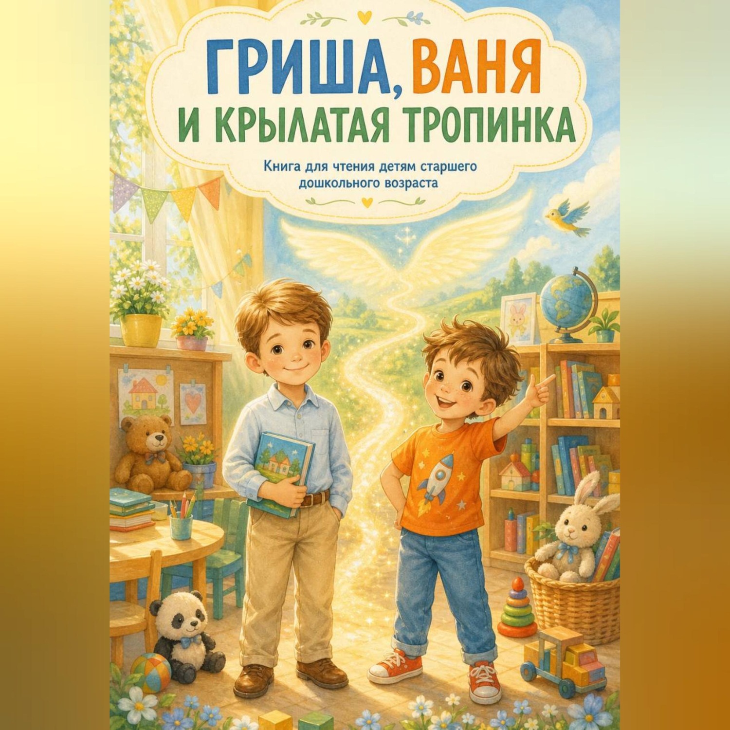 Обложка книги «Гриша, Ваня и Крылатая тропинка»