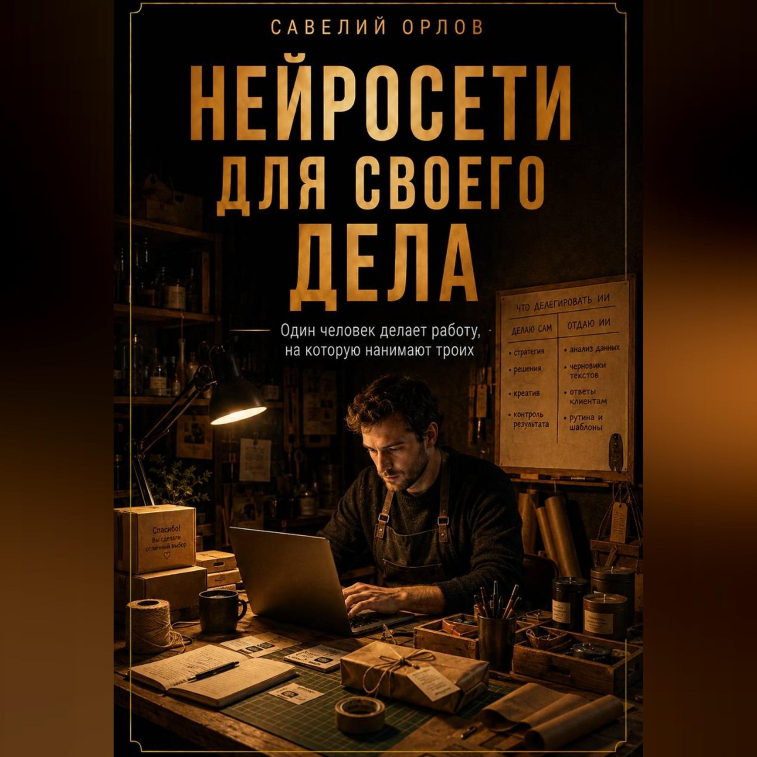 Обложка книги «Нейросети для своего дела. Малый бизнес без команды»