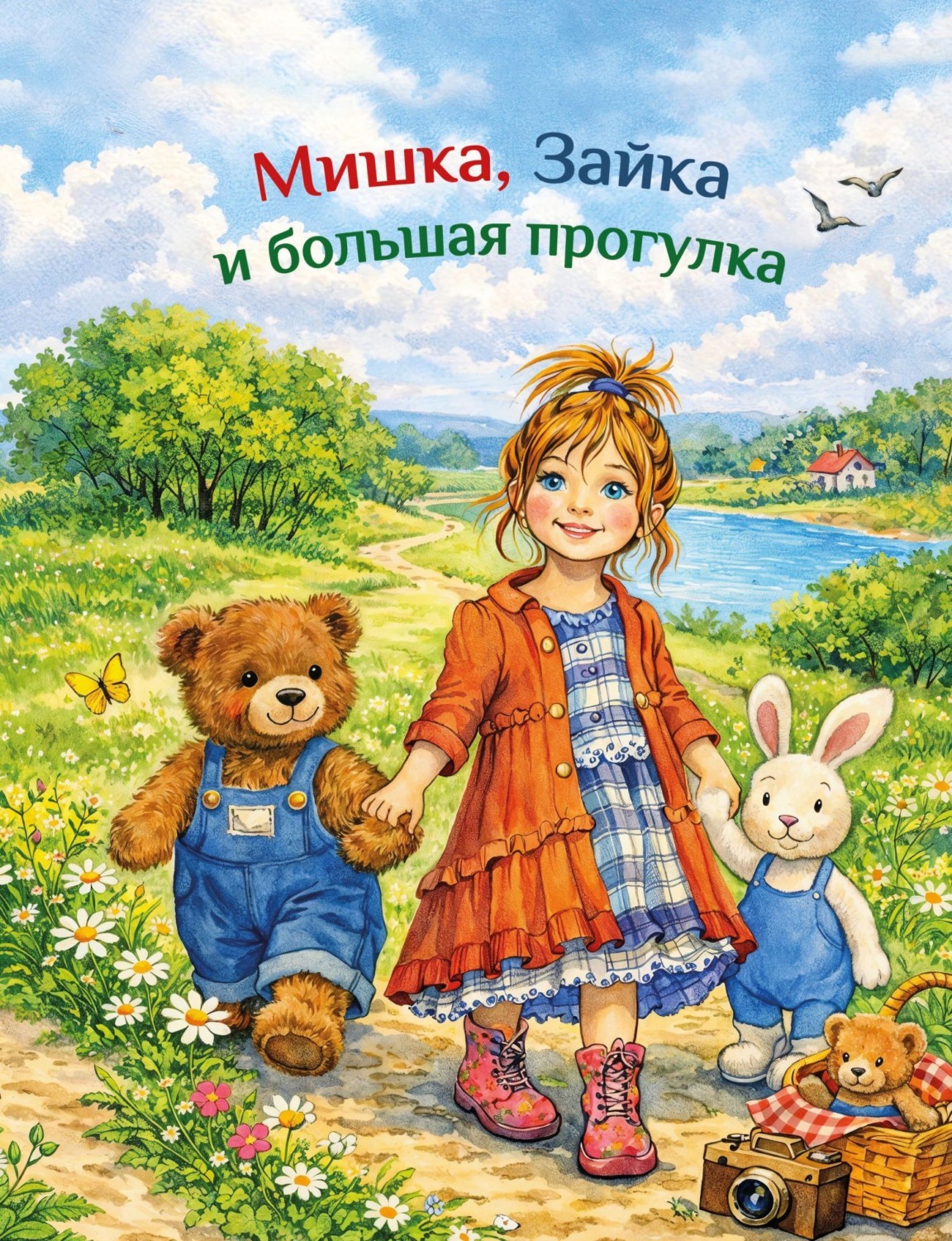 Обложка книги «Мишка, Зайка и большая прогулка»