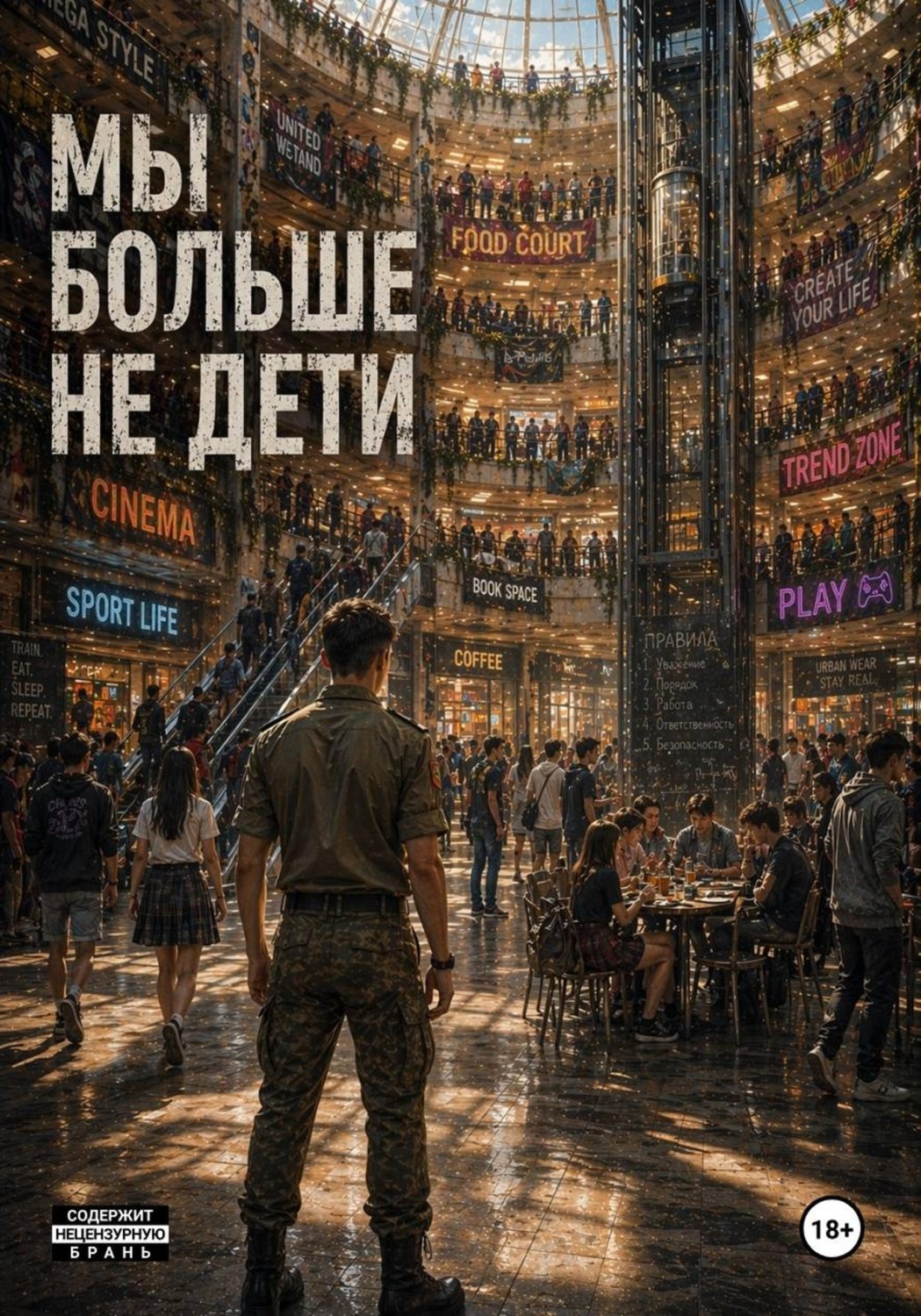 Обложка книги «Мы больше не дети»