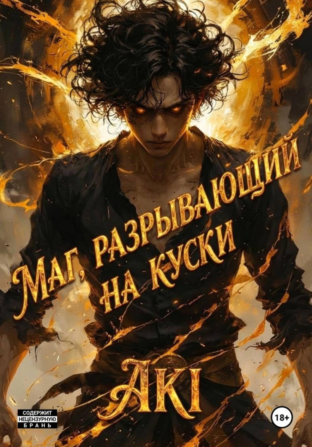 Обложка книги «Маг, разрывающий на куски»