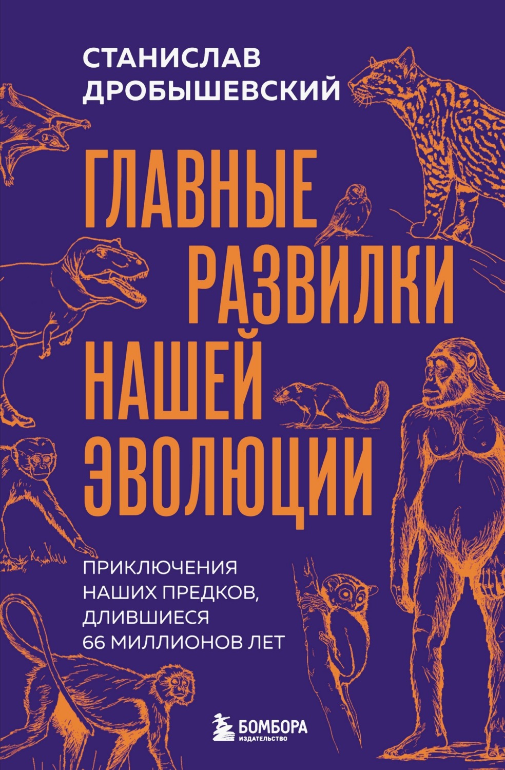 Обложка книги «Главные развилки нашей эволюции. Приключения наших предков, длившиеся 66 миллионов лет»