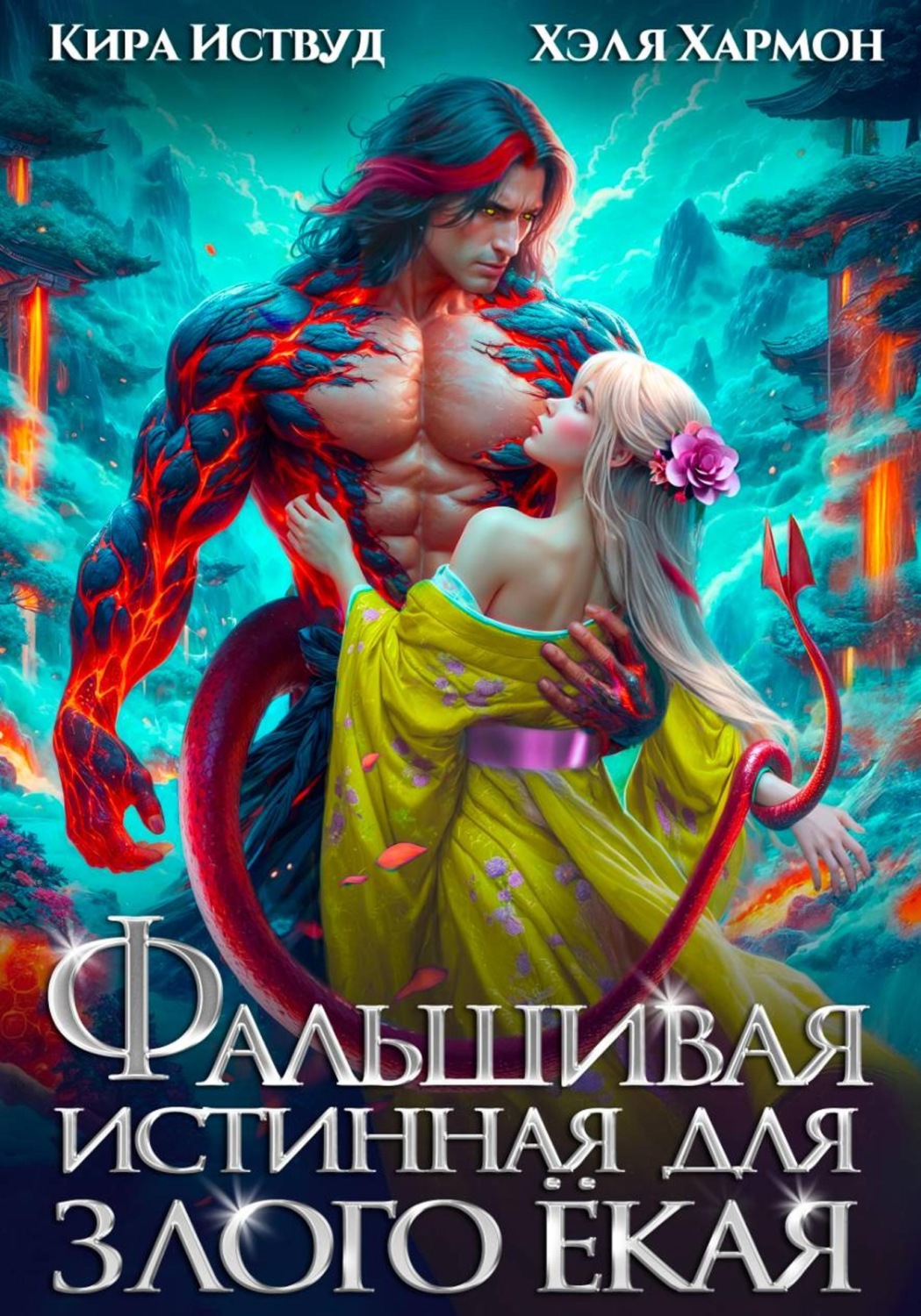 Обложка книги «Фальшивая Истинная для Злого Ёкая»