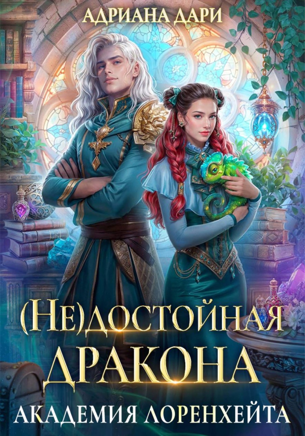 Обложка книги «(Не) достойная дракона. Академия Лоренхейта»