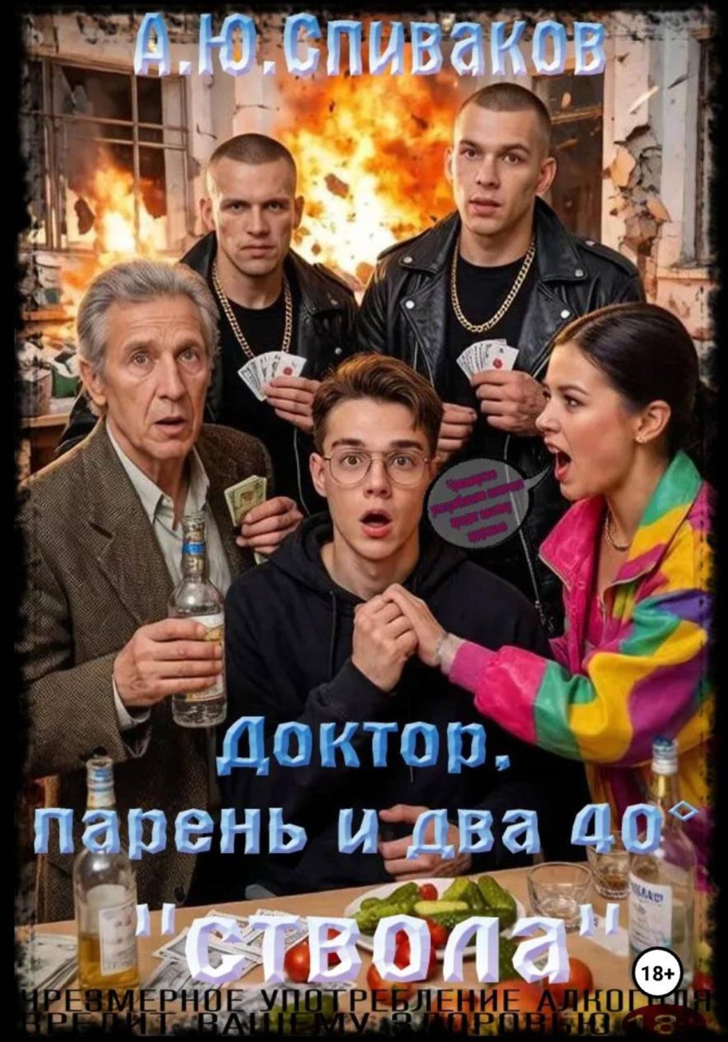 Обложка книги «Доктор, парень и два 40° "ствола"»