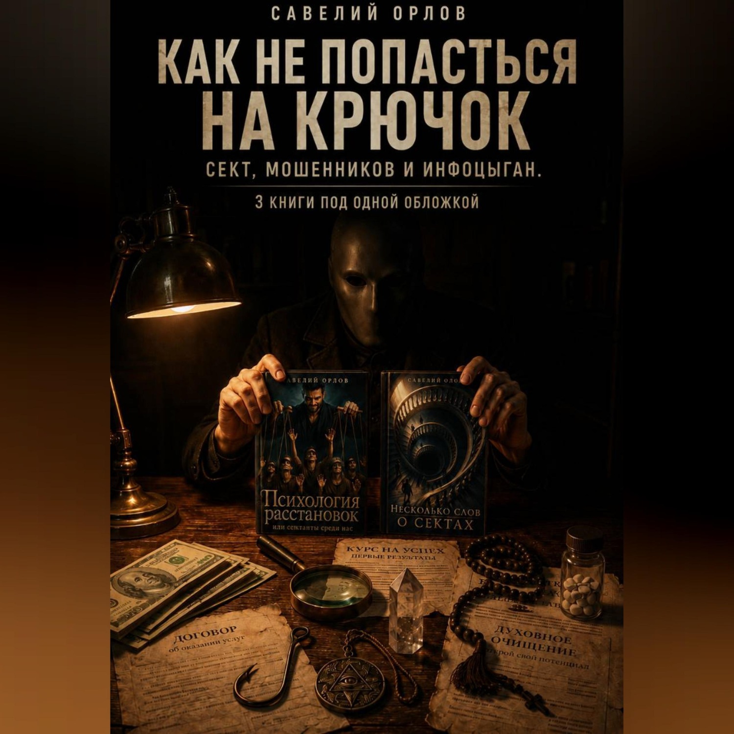 Обложка книги «Как не попасться на крючок сект, мошенников и инфоцыган. 3 книги под одной обложкой»