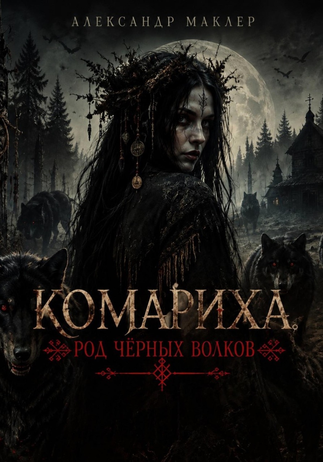 Обложка книги «Комариха. Род Чёрных волков»