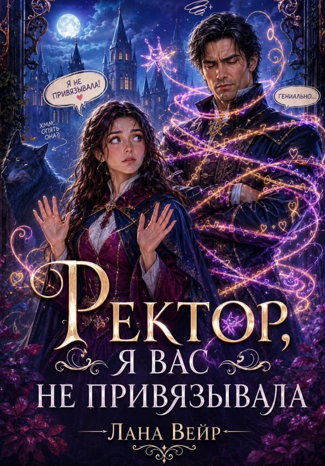 Обложка книги «Ректор, я вас не привязывала!»