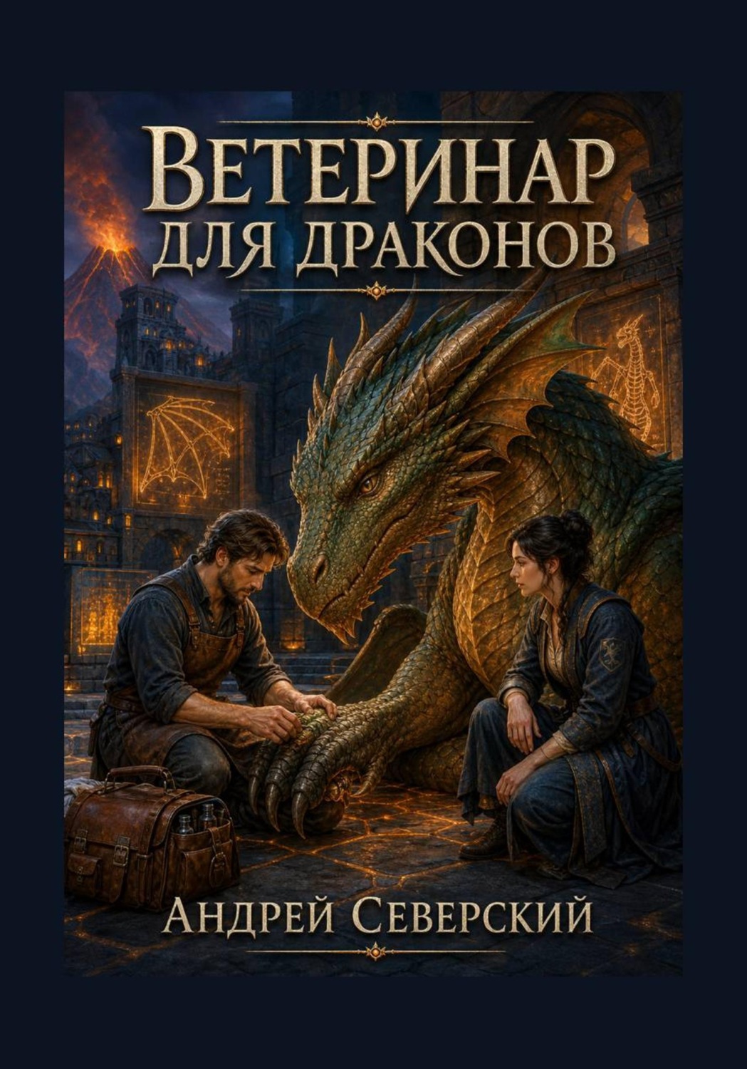 Обложка книги «Ветеринар для драконов»