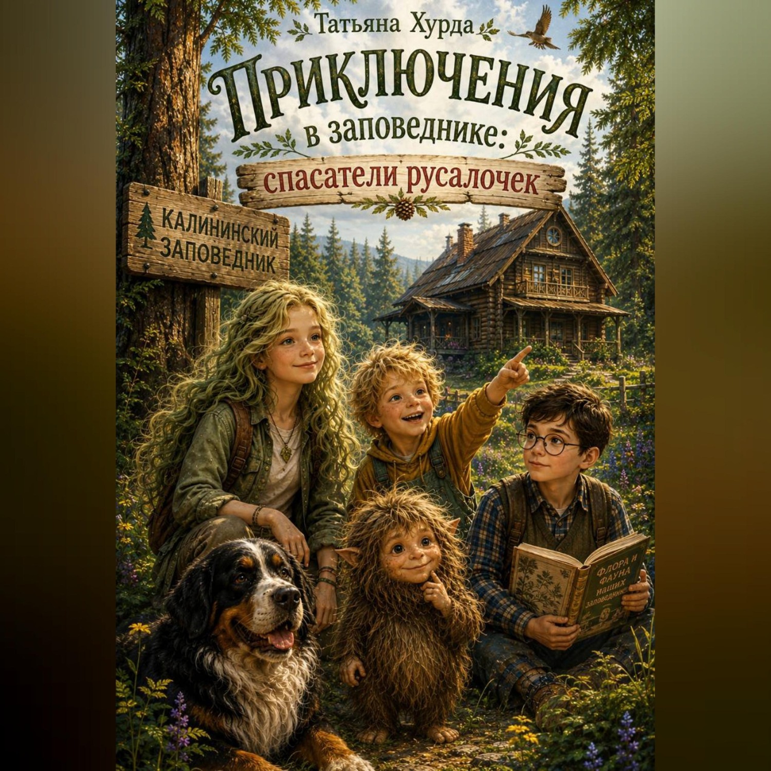Обложка книги «Приключения в заповеднике: спасатели русалочек»