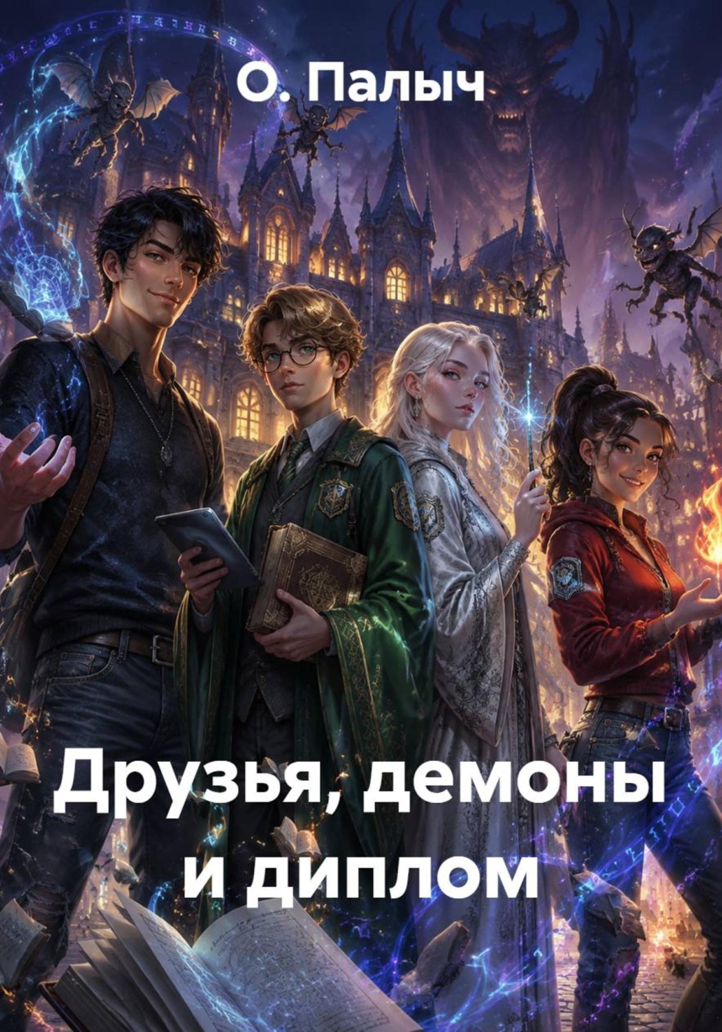 Обложка книги «Друзья, демоны и диплом»