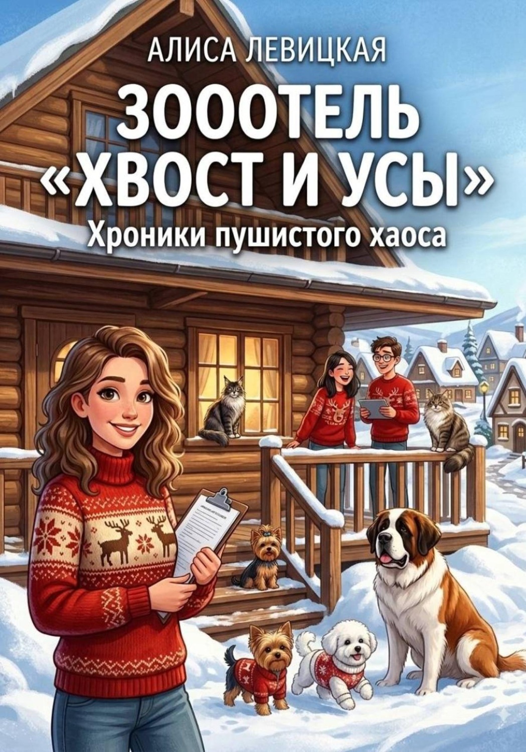 Обложка книги «Зооотель "Хвост и Усы". Хроники пушистого хаоса»