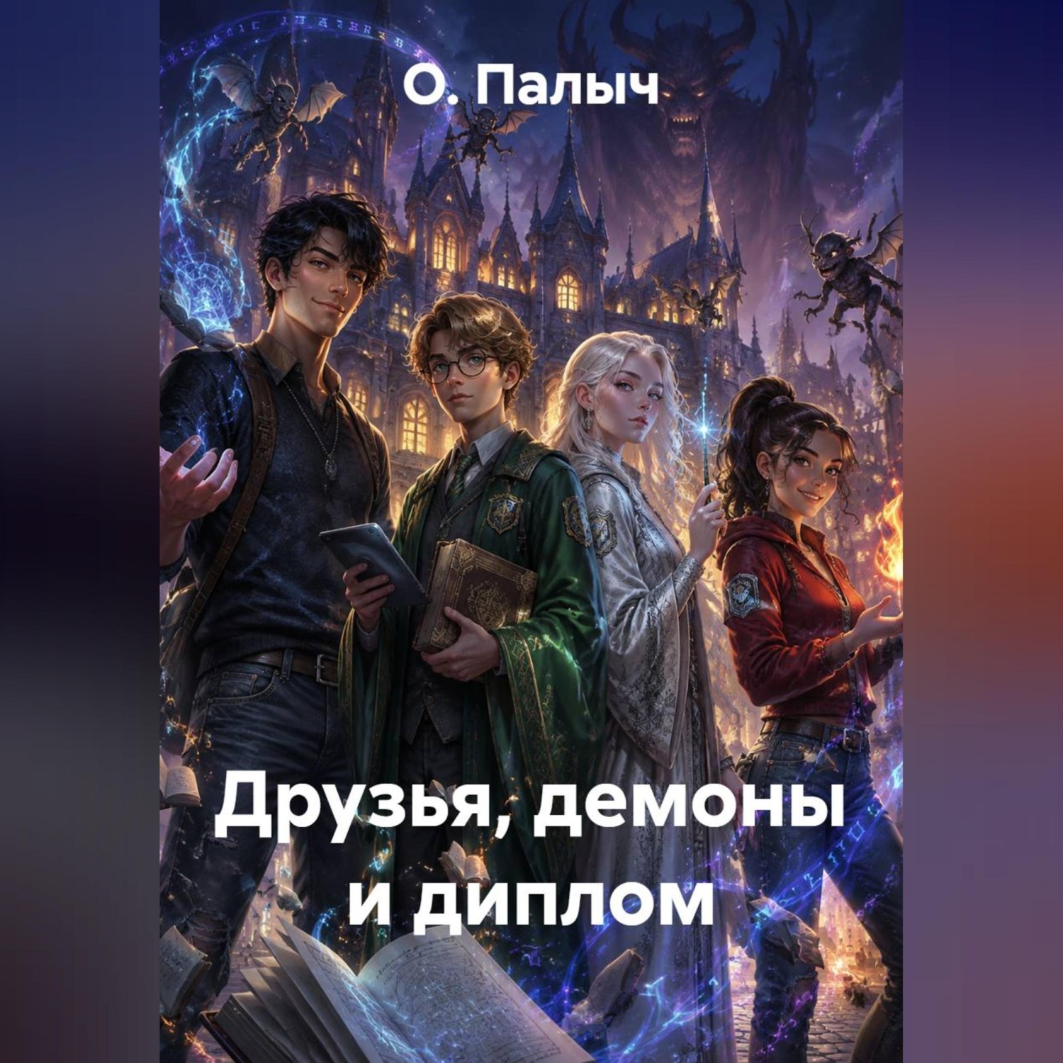 Обложка книги «Друзья, демоны и диплом»