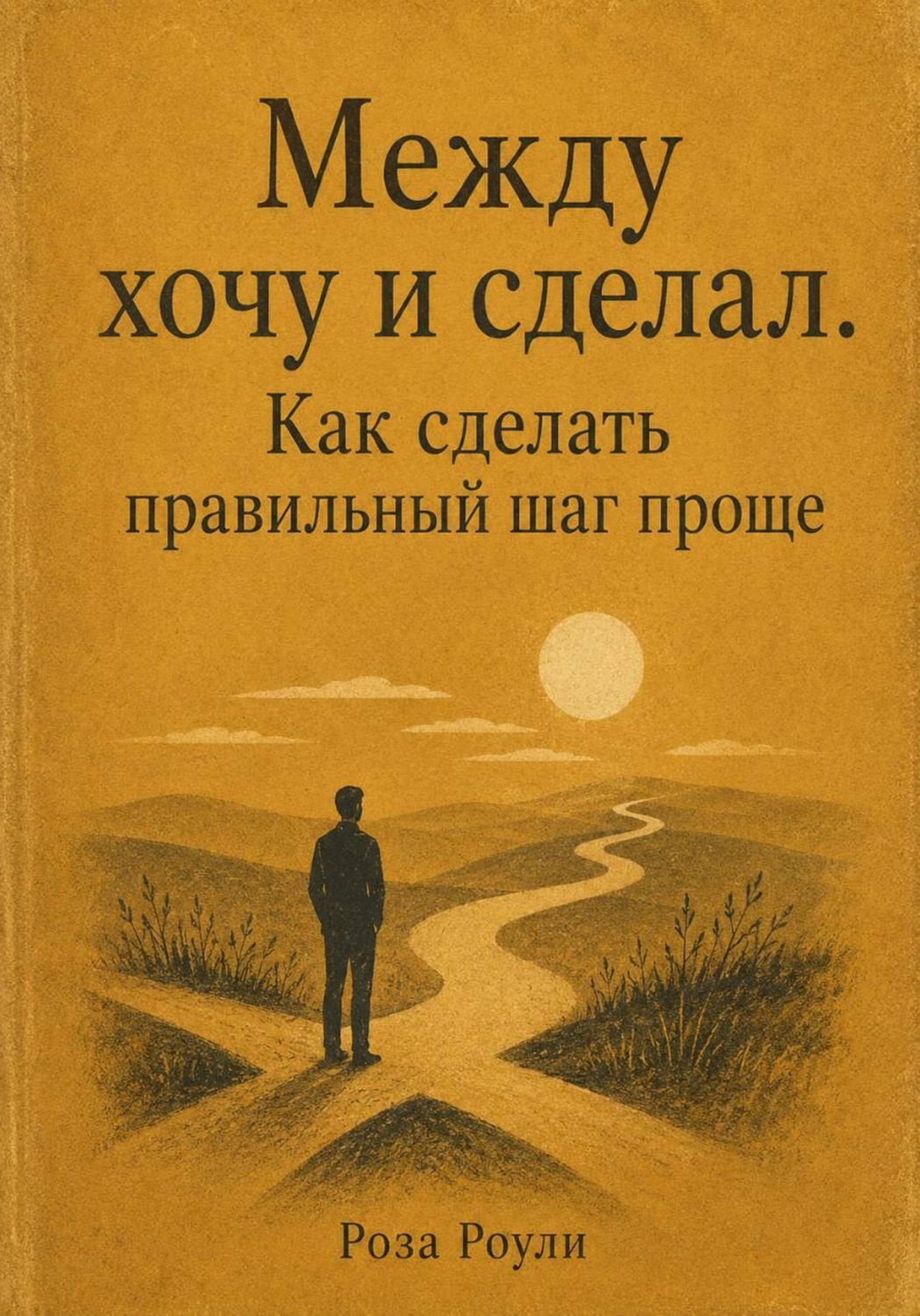 Обложка книги «Между хочу и сделал. Как сделать правильный шаг проще»