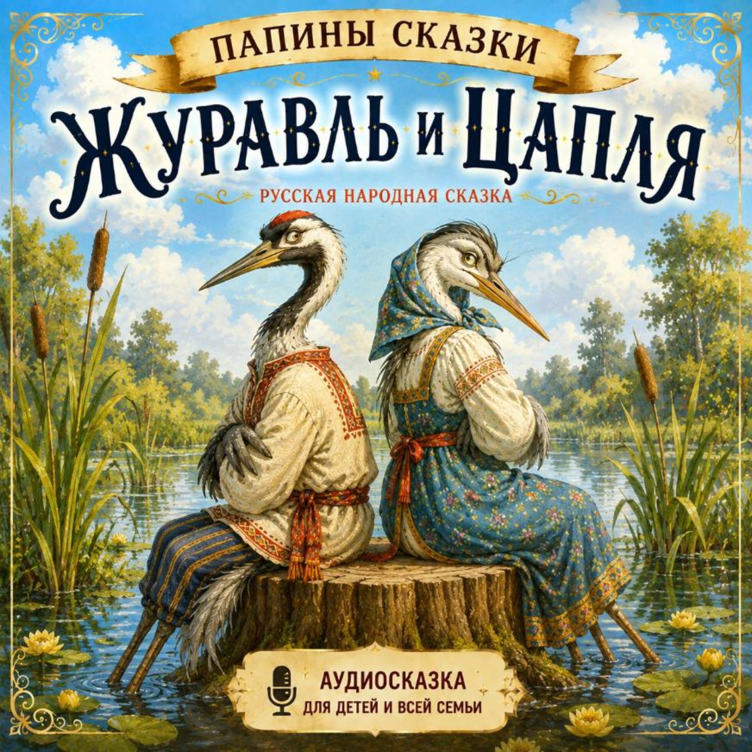 Обложка книги «Журавль и Цапля»
