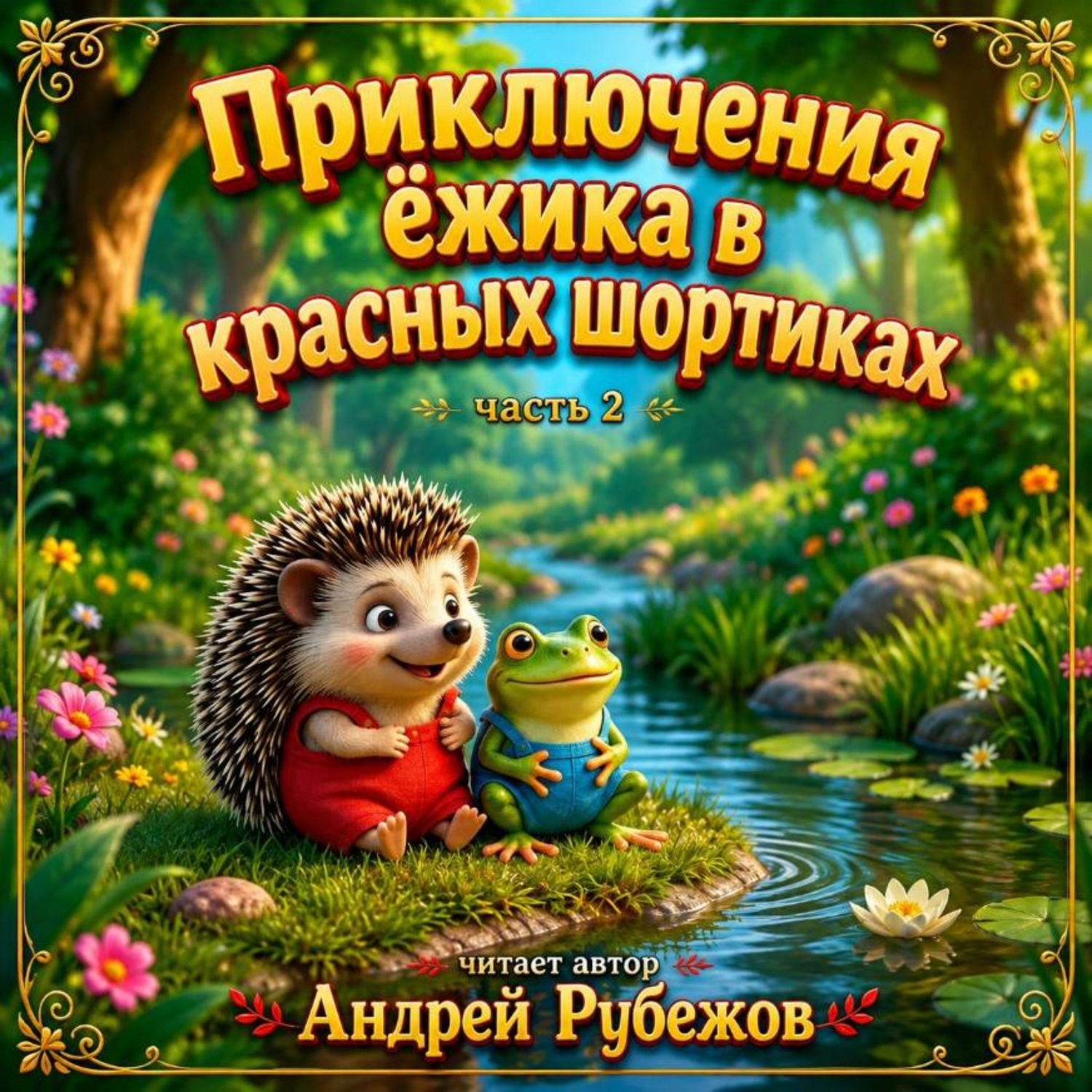 Обложка книги «Приключения Ёжика в красных шортиках. Сборник сказок. Часть 2»