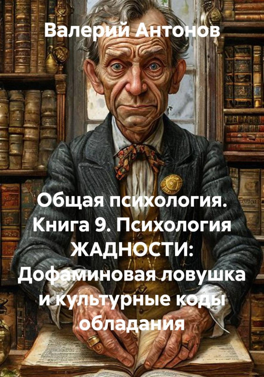Обложка книги «Общая психология. Книга 9. Психология ЖАДНОСТИ: Дофаминовая ловушка и культурные коды обладания»