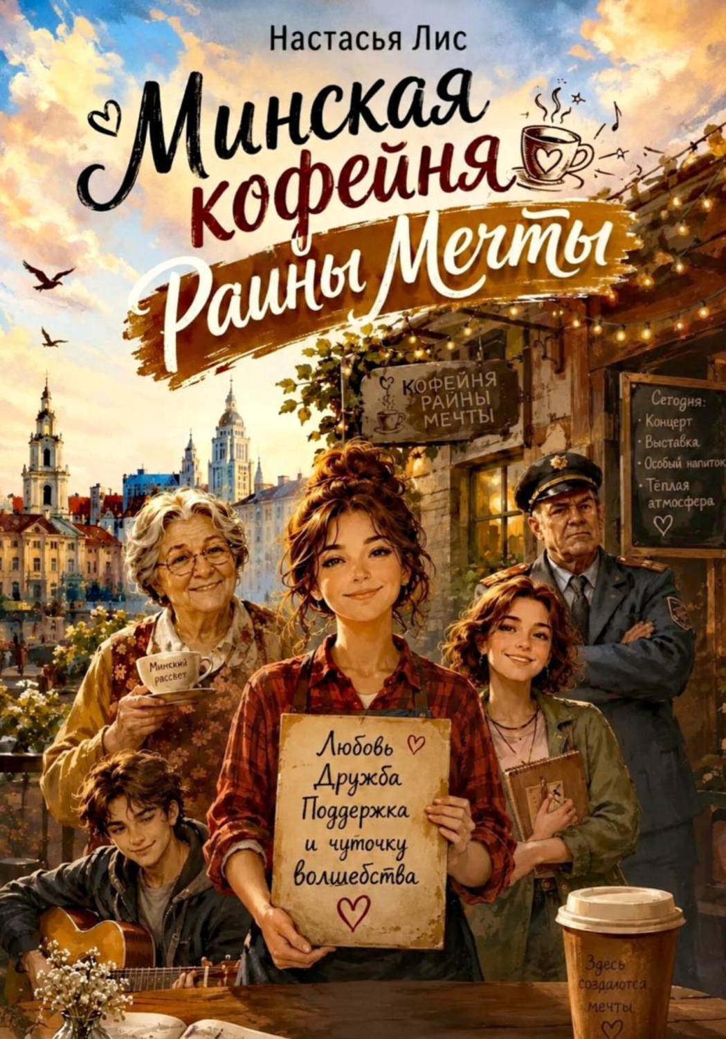 Обложка книги «Минская кофейня «Раины мечты»»