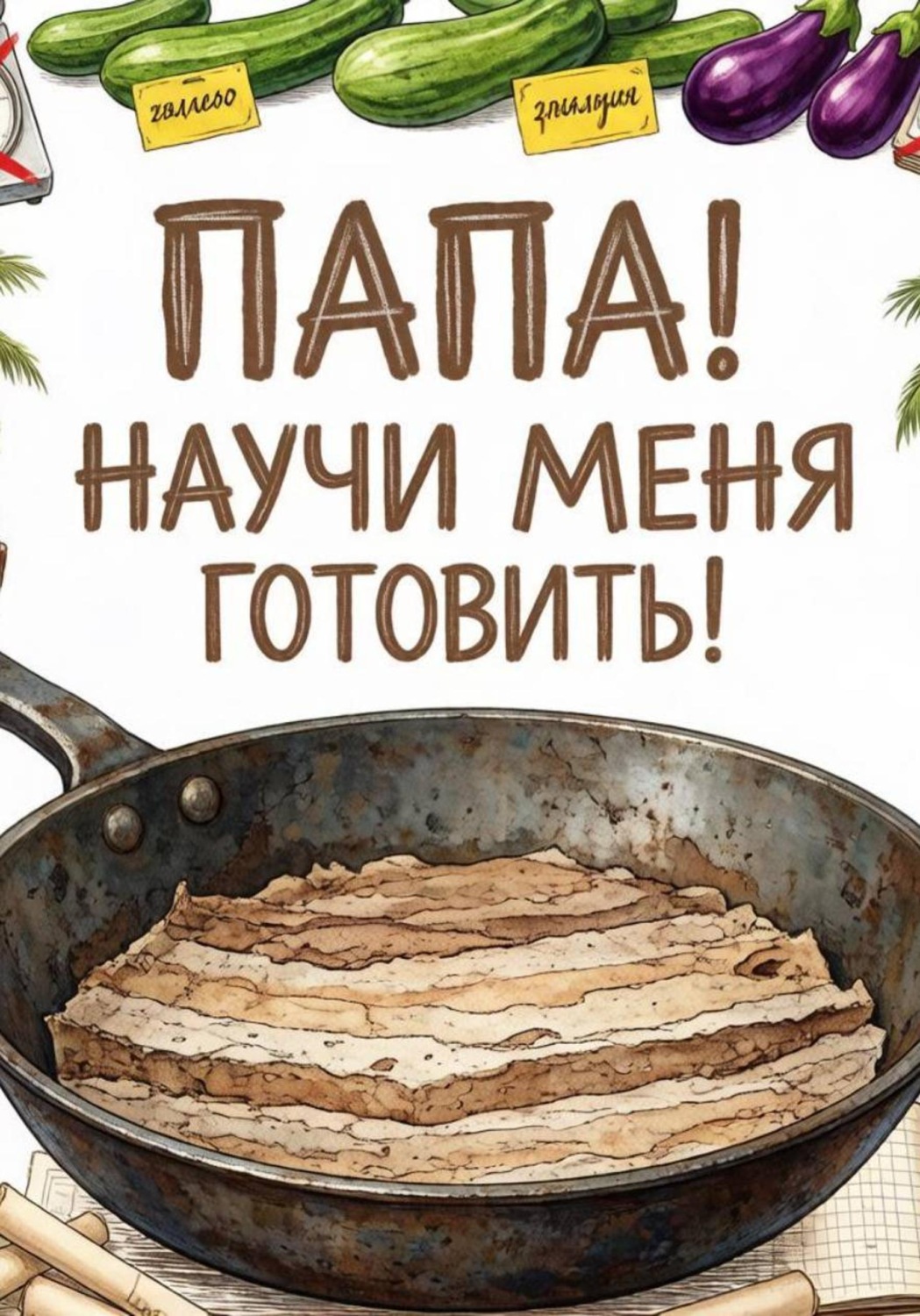 Обложка книги ««ПАПА! НАУЧИ МЕНЯ ГОТОВИТЬ»»