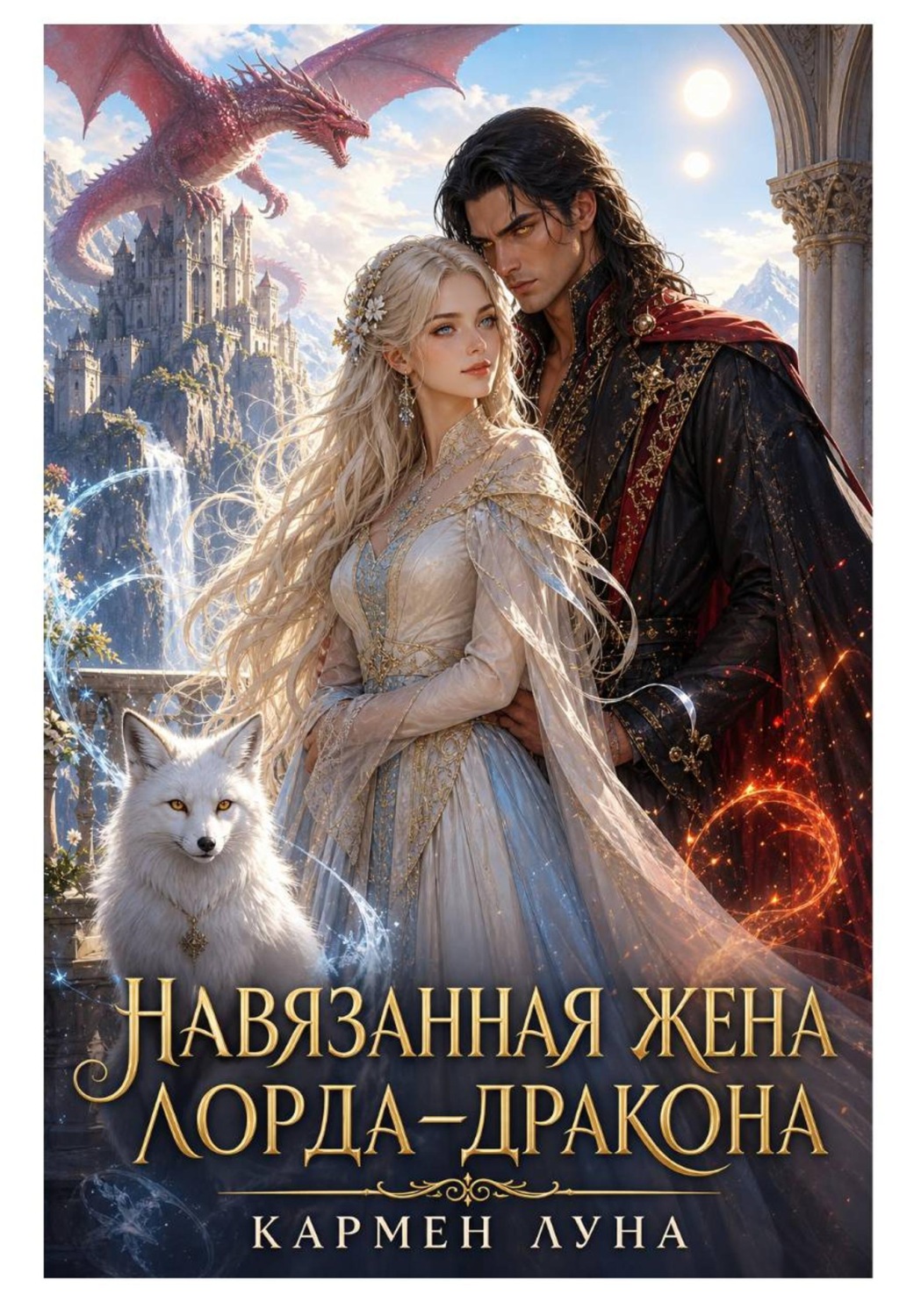 Обложка книги «Навязанная жена лорда дракона»