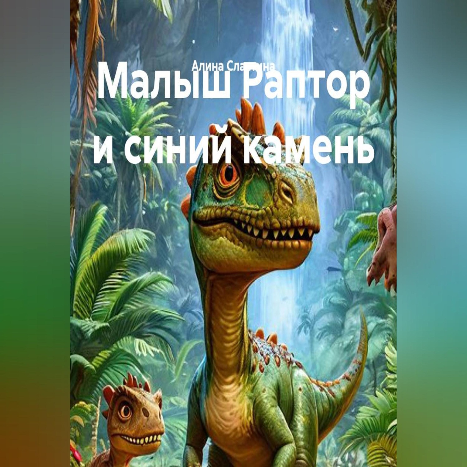 Обложка книги «Малыш Раптор и синий камень»