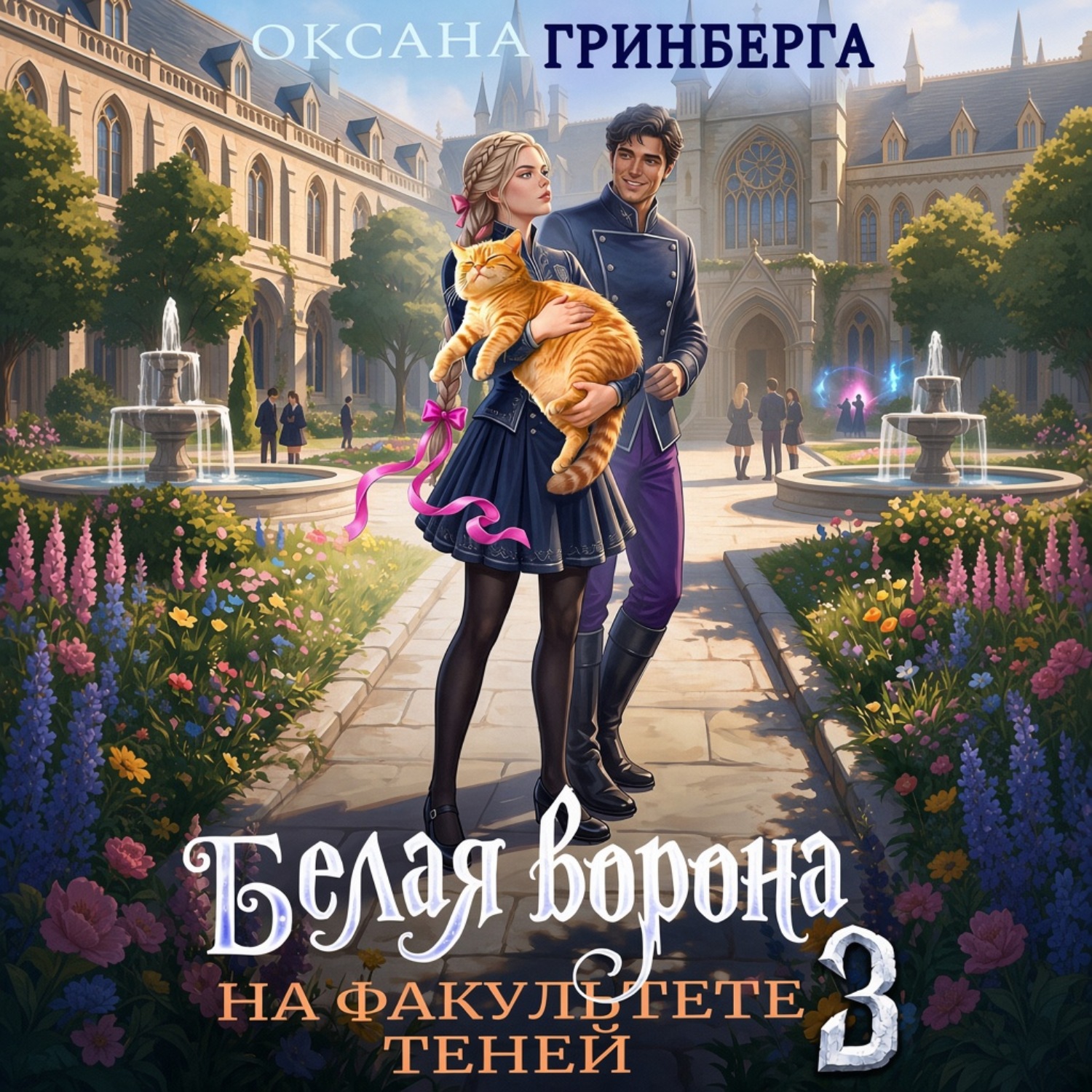Обложка книги «Белая ворона на факультете Теней – 3»