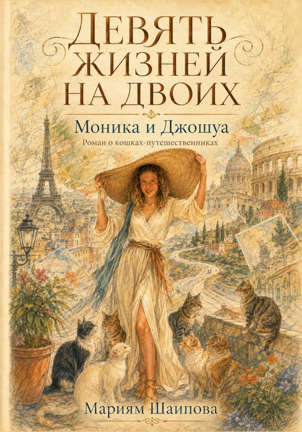 Обложка книги «Девять жизней на двоих»