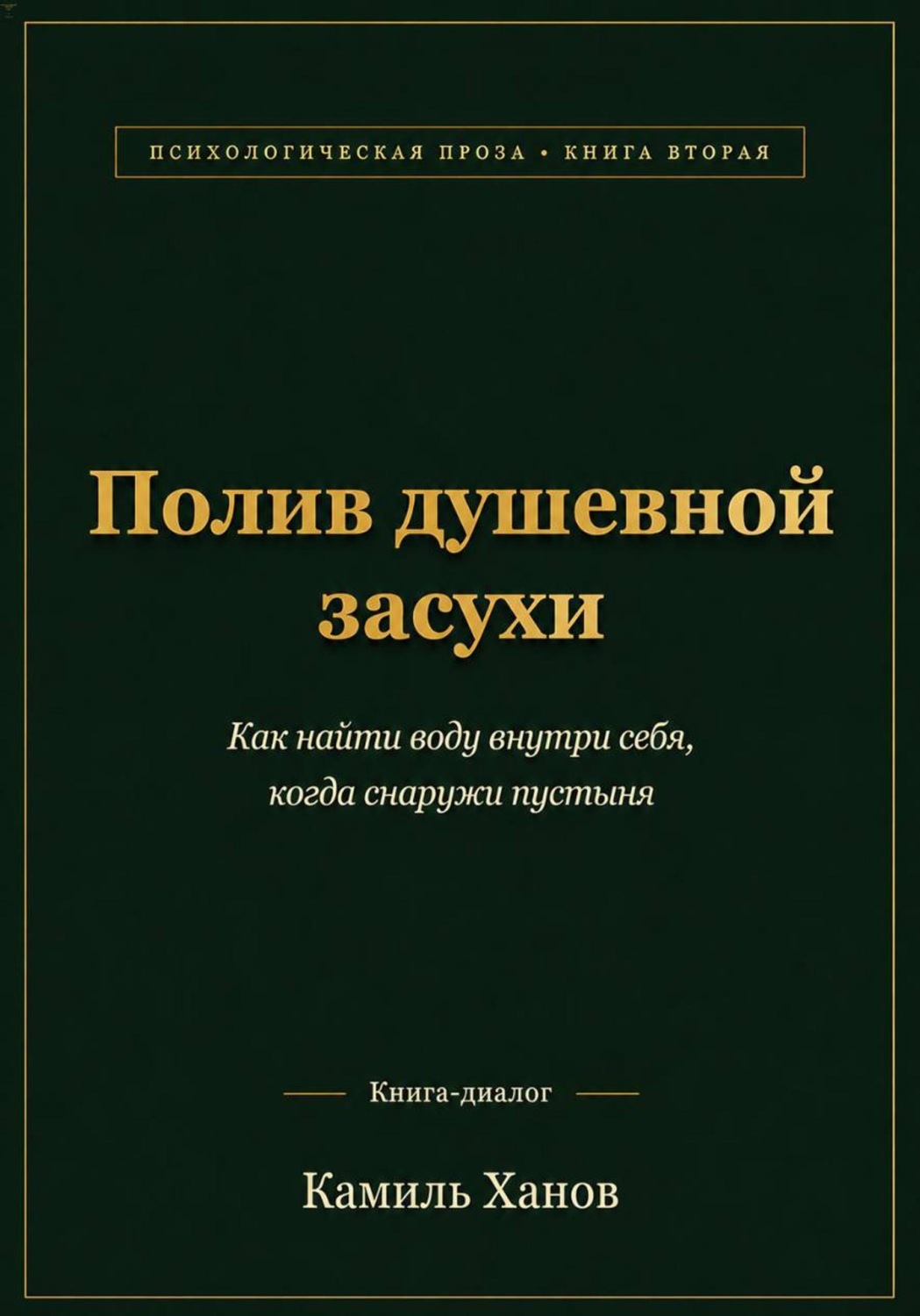 Обложка книги «Полив душевной засухи. Книга вторая»