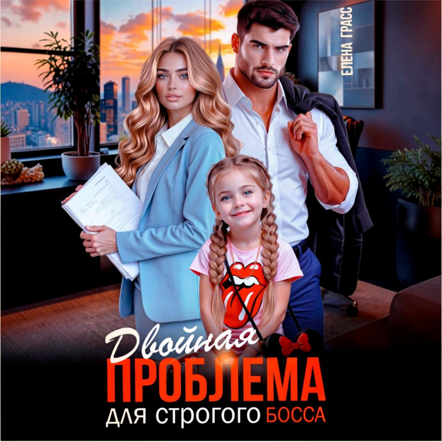 Обложка книги «Двойная проблема для строгого босса»