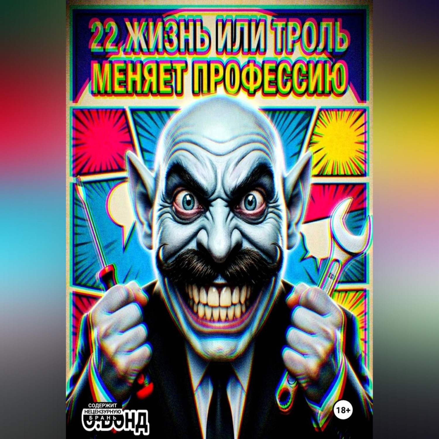 Обложка книги «22 жизнь или троль меняет профессию»