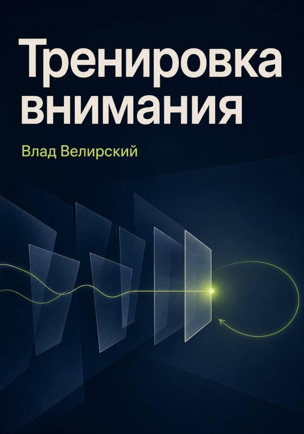Обложка книги «Тренировка внимания» — Влад Велирский