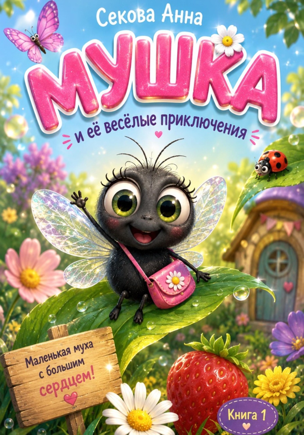 Обложка книги «Мушка и её веселые приключения»