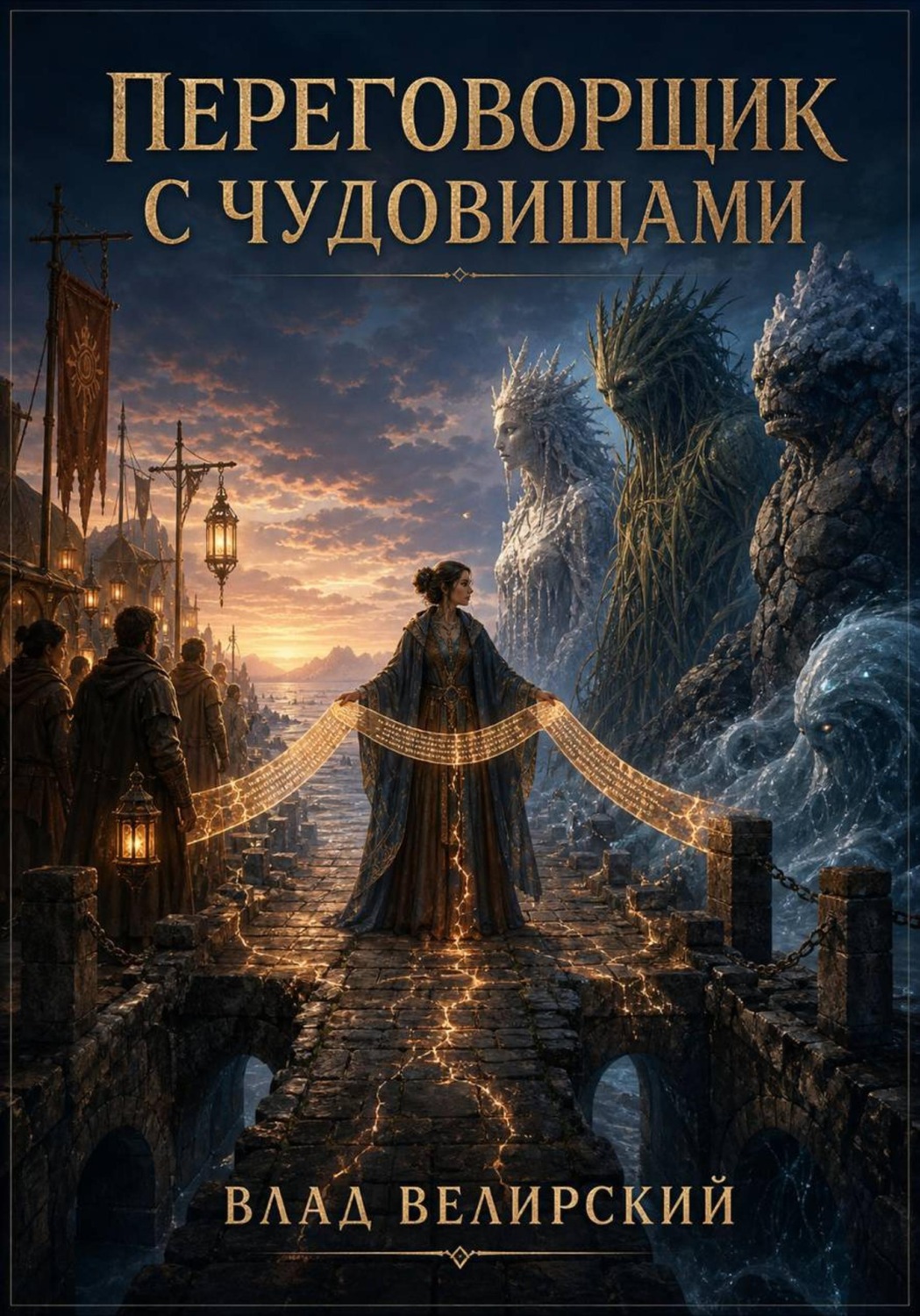 Обложка книги «Переговорщик с чудовищами»
