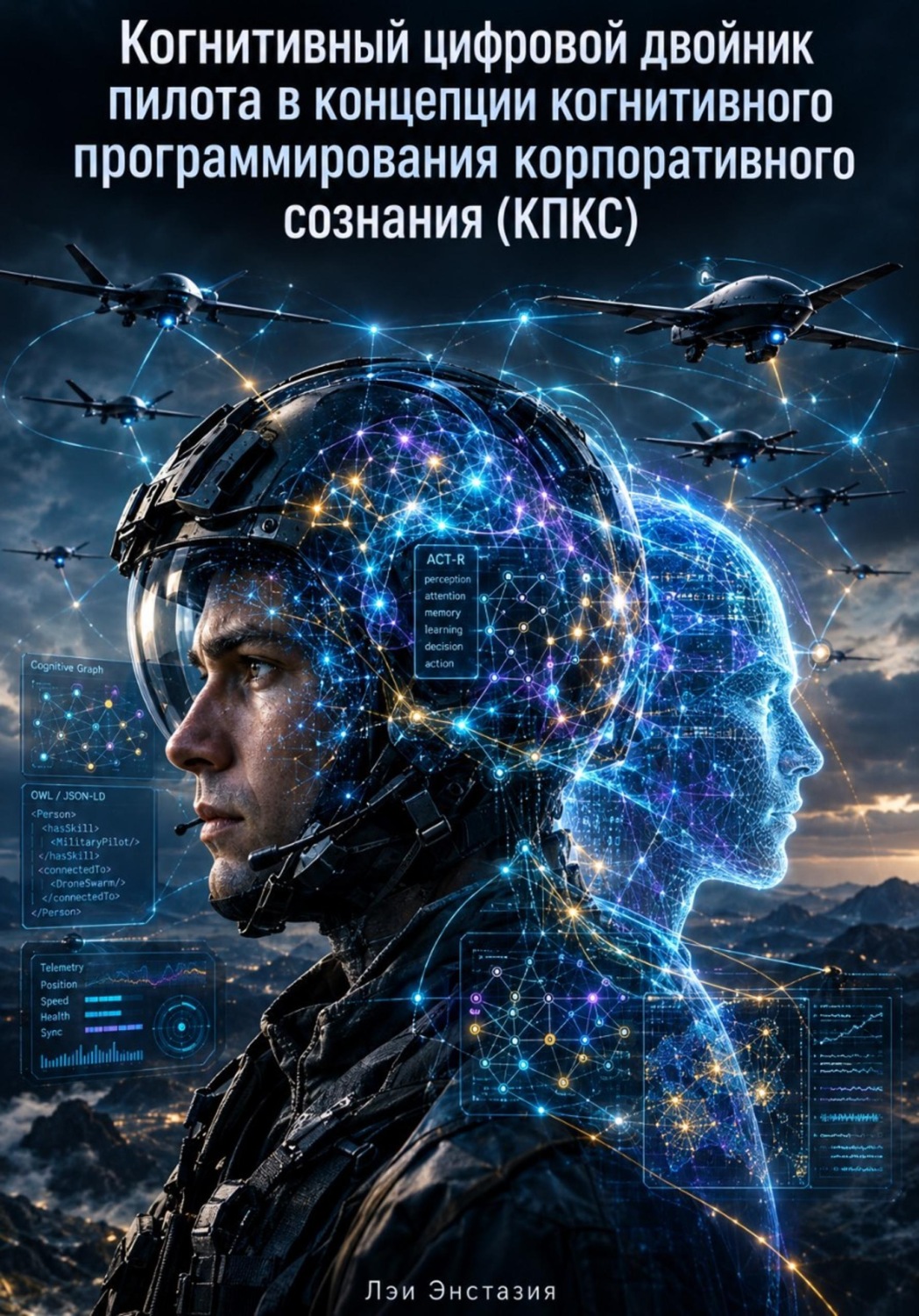 Обложка книги «Когнитивный цифровой двойник (VC-PILOT) роевого оператора БПЛА в когнитивном программировании сознания»