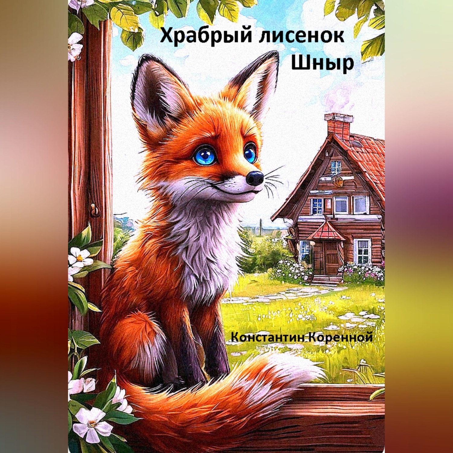 Обложка книги «Сказка для детей. Храбрый лисенок Шныр.»