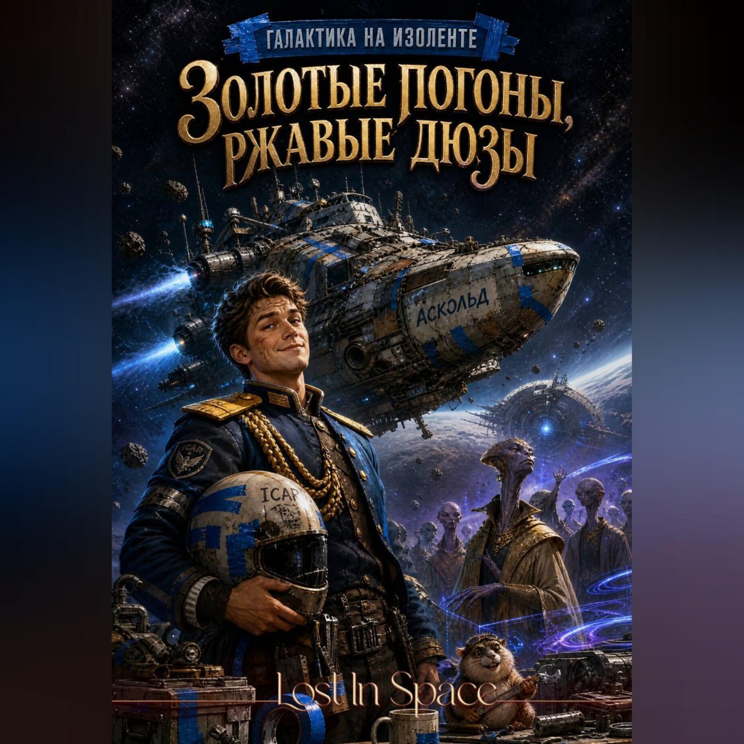 Обложка книги «Золотые погоны, ржавые дюзы»