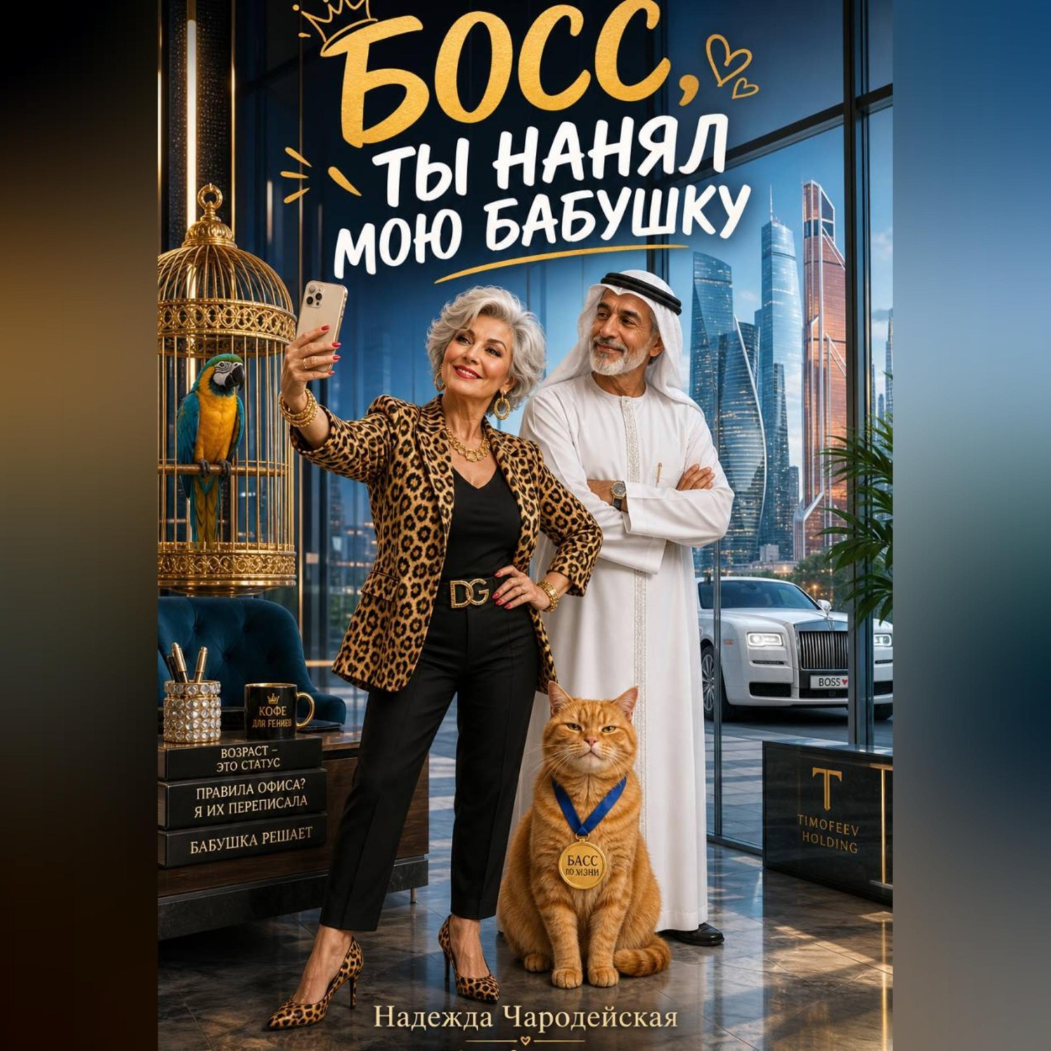 Обложка книги «Босс, ты нанял мою бабушку»