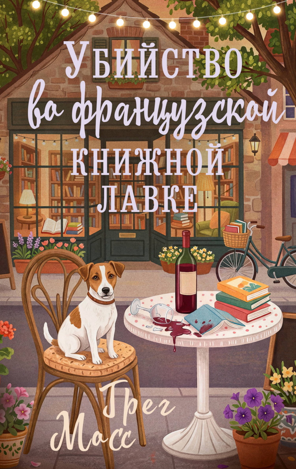 Обложка книги «Убийство во французской книжной лавке»