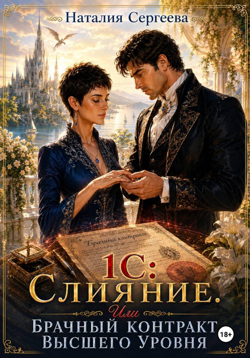 Обложка книги «1С: Слияние. Или брачный контракт высшего уровня»